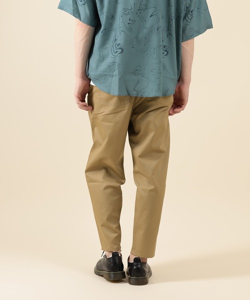 SlashDate（スラッシュデイト）の「バルーンテーパード アンクル シェフパンツ（チノパンツ・メンズ・オリーブ/キナリ/ベージュ/ブラック/サックスブルー・S/L/M/XL）」の17枚目の写真