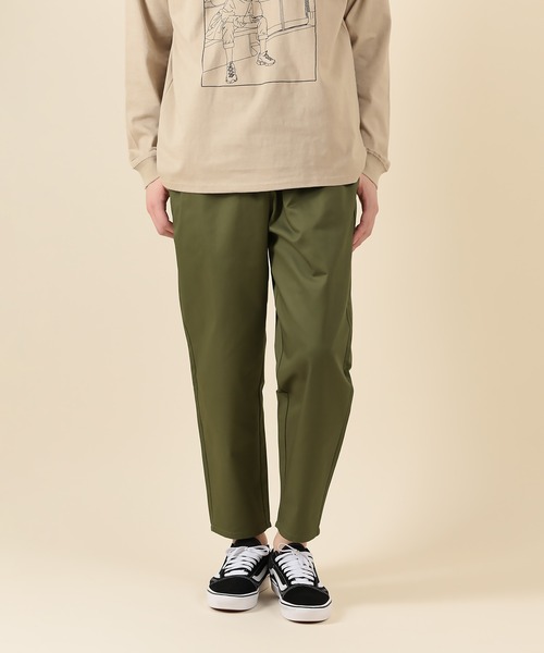 SlashDate（スラッシュデイト）の「バルーンテーパード アンクル シェフパンツ（チノパンツ・メンズ・オリーブ/キナリ/ベージュ/ブラック/サックスブルー・S/L/M/XL）」の19枚目の写真