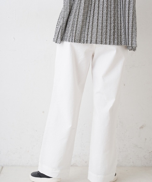 PUAL CE CIN（ピュアルセシン）の「JAPAN MADE／日本製　ストレッチパンツ（その他パンツ・レディース・ブラック/ホワイト/ベージュ/ナチュラル・FREE）」の12枚目の写真