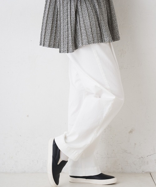 PUAL CE CIN（ピュアルセシン）の「JAPAN MADE／日本製　ストレッチパンツ（その他パンツ・レディース・ブラック/ホワイト/ベージュ/ナチュラル・FREE）」の10枚目の写真