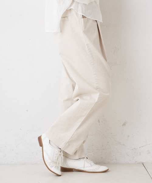 PUAL CE CIN（ピュアルセシン）の「JAPAN MADE／日本製　ストレッチパンツ（その他パンツ・レディース・ブラック/ホワイト/ベージュ/ナチュラル・FREE）」の19枚目の写真