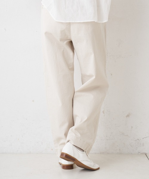 PUAL CE CIN（ピュアルセシン）の「JAPAN MADE／日本製　ストレッチパンツ（その他パンツ・レディース・ブラック/ホワイト/ベージュ/ナチュラル・FREE）」の20枚目の写真