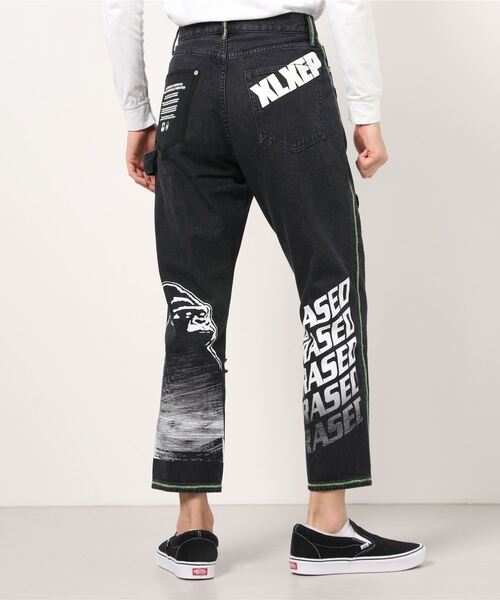 XLARGE（エクストララージ）の「XLARGE × ERASED PATCHED PANTS（その他パンツ・メンズ・ブラック/ライトインディゴブルー・30inch/36inch/34inch/32inch）」の13枚目の写真