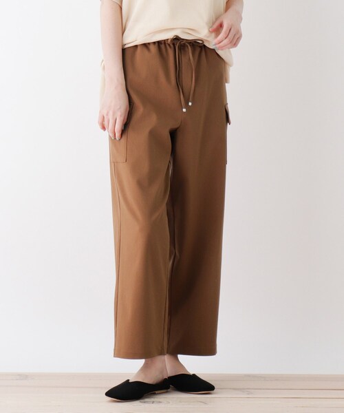DRESKIP（ドレスキップ）の「◆綿レーヨンカーゴパンツ（その他パンツ・レディース・ブラウン系/ナチュラル/カーキ・03/02）」の2枚目の写真