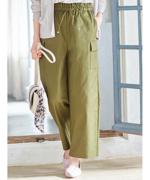 DRESKIP（ドレスキップ）の「◆綿レーヨンカーゴパンツ（その他パンツ・レディース・ブラウン系/ナチュラル/カーキ・03/02）」の13枚目の写真