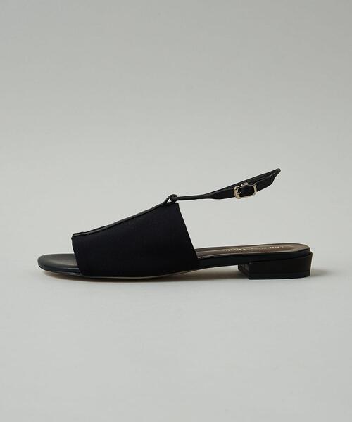 〈極美品〉Odette e Odile【22.5】ミックスベルトサンダル 黒 極美品〉Odette e Odile【22.5】ミックスベルトサンダル 黒