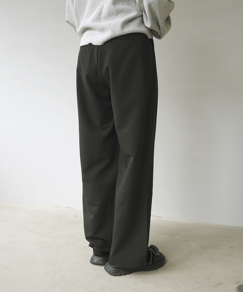 c.u.l（シーユーエル）の「【c.u.l:w】ハイウエストパンツ ワイドカラースラックス culw45（スラックス・レディース・グレー/ベージュ/ブラック・M/L）」の8枚目の写真