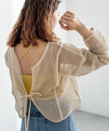 mystic | メッシュ2WAYカーディガン(カーディガン/ボレロ)