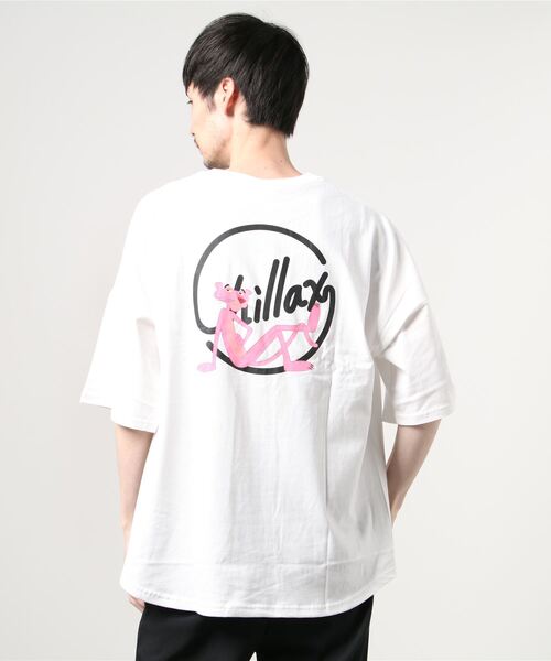 chillax(チラックス)の「CHILLAX/チラックス 半袖Tシャツ 212OO1ST257CL(Tシャツ/カットソー・メンズ・ホワイト/グレー・L/M)」の2枚目の写真