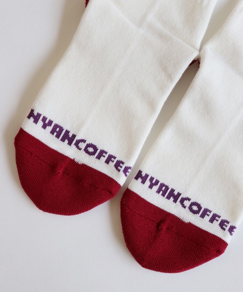 AlexanderLeeChang（アレキサンダーリーチャン）の「AlexanderLeeChang アレキサンダーリーチャン / NYANCOFFEE SOCKS ニャンコーヒーソックス 靴下 / AC052120（ソックス/靴下・メンズ・ホワイト/ブラウン/オレンジ・FREE）」の13枚目の写真