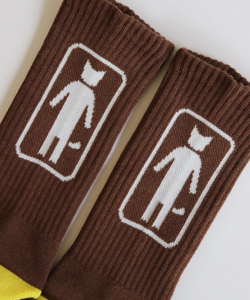 AlexanderLeeChang（アレキサンダーリーチャン）の「AlexanderLeeChang アレキサンダーリーチャン / NYANCOFFEE SOCKS ニャンコーヒーソックス 靴下 / AC052120（ソックス/靴下・メンズ・ホワイト/ブラウン/オレンジ・FREE）」の19枚目の写真