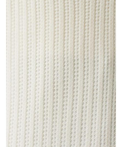 Green　Parks（グリーンパークス）の「すかし柄ニットベスト＊（ベスト・レディース・イエロー/チャコールグレー/ライトベージュ/アイボリー・FREE）」の15枚目の写真