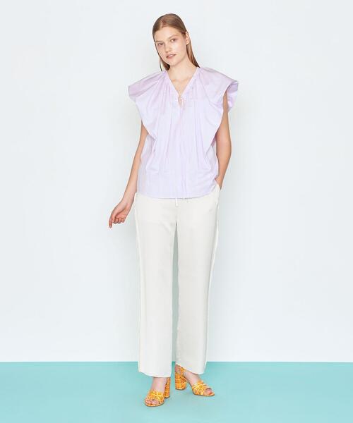 AEWEN MATOPH(イウエン マトフ)の「<AEWEN MATOPH(イウエン マトフ)>ボリュームショルダー ブラウス†(シャツ/ブラウス・レディース・ホワイト/ブラック/イエロー/ライラック・FREE)」の3枚目の写真