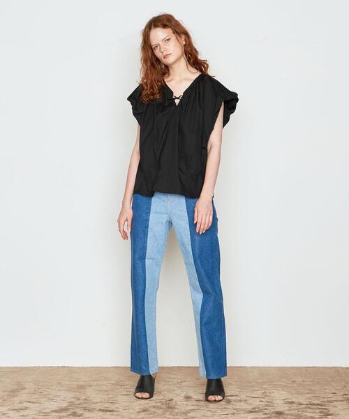 AEWEN MATOPH(イウエン マトフ)の「<AEWEN MATOPH(イウエン マトフ)>ボリュームショルダー ブラウス†(シャツ/ブラウス・レディース・ホワイト/ブラック/イエロー/ライラック・FREE)」の6枚目の写真