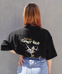 179/WG | 後ろ刺繍開襟シャツ(シャツ/ブラウス)