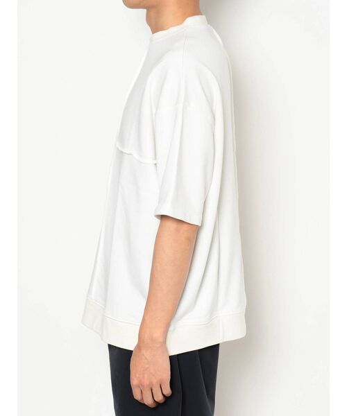 COTORICA（コトリカ）の「パネルスイッチスエットルーズT（Tシャツ/カットソー・メンズ・オフホワイト/ライトブルー/ネイビー・MEDIUM/LARGE）」の21枚目の写真
