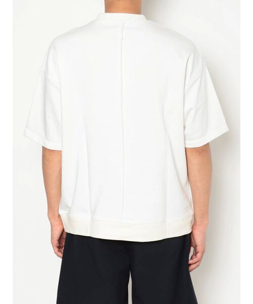 COTORICA（コトリカ）の「パネルスイッチスエットルーズT（Tシャツ/カットソー・メンズ・オフホワイト/ライトブルー/ネイビー・MEDIUM/LARGE）」の22枚目の写真