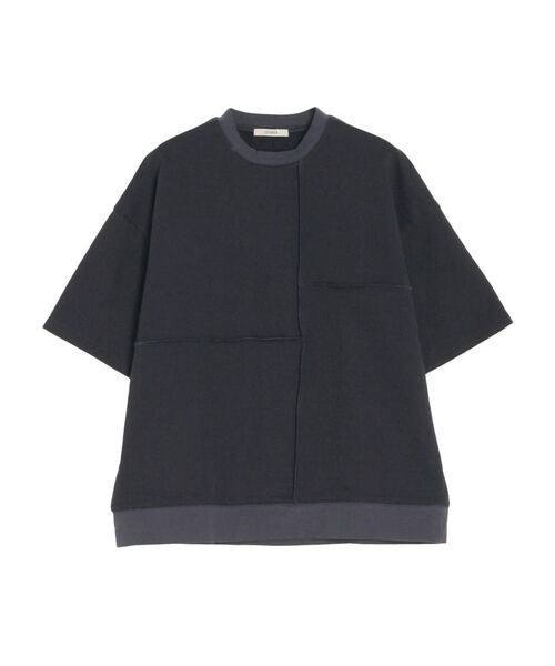 COTORICA（コトリカ）の「パネルスイッチスエットルーズT（Tシャツ/カットソー・メンズ・オフホワイト/ライトブルー/ネイビー・MEDIUM/LARGE）」の7枚目の写真