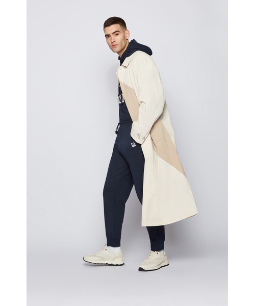 Hugo Boss▼フーディパーカー▼リラックスフィット HUGO - リラックスフィットフーディ ロゴウエストバンド