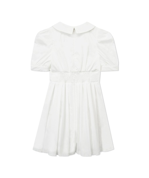 ANDGEEBEE（アンジービー）の「タックスカートシャツワンピ（シャツワンピース・レディース・ライトベージュ/ホワイト・MEDIUM）」の13枚目の写真