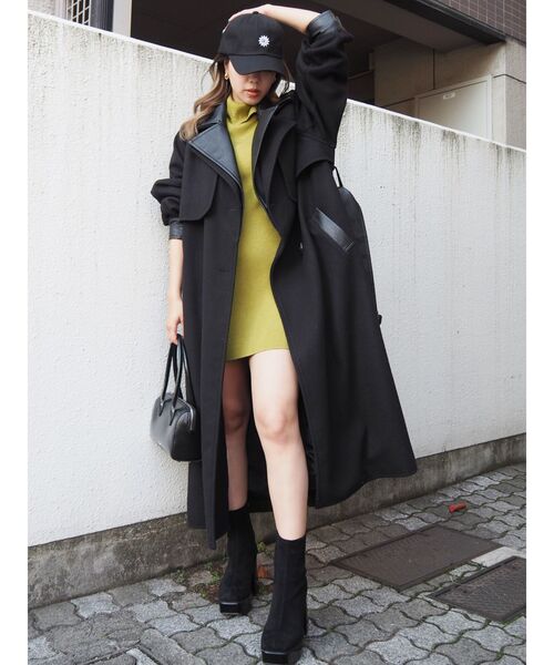 EVRIS（エヴリス）の「スリムチャンキーブーツ（ブーツ・レディース・ブラック/ブラウン/アイボリー/その他1・SMALL/MEDIUM/LARGE）」の8枚目の写真