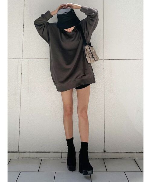 EVRIS（エヴリス）の「スリムチャンキーブーツ（ブーツ・レディース・ブラック/ブラウン/アイボリー/その他1・SMALL/MEDIUM/LARGE）」の11枚目の写真