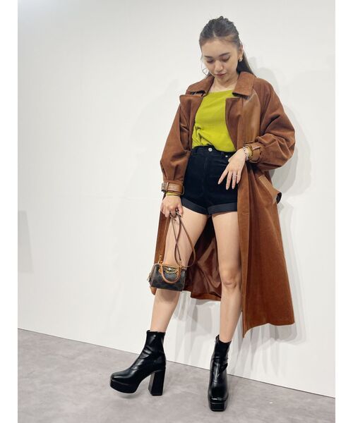 EVRIS（エヴリス）の「スリムチャンキーブーツ（ブーツ・レディース・ブラック/ブラウン/アイボリー/その他1・SMALL/MEDIUM/LARGE）」の15枚目の写真