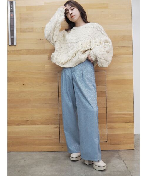 EVRIS（エヴリス）の「スリムチャンキーブーツ（ブーツ・レディース・ブラック/ブラウン/アイボリー/その他1・SMALL/MEDIUM/LARGE）」の16枚目の写真