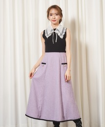 MIIA | キラキラツィードフレアスカート(スカート)