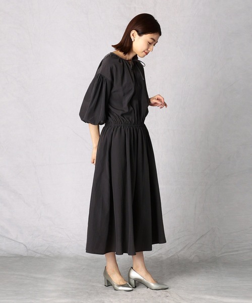 Comme Ca Mature(コムサマチュア)の「ボリュームスリーブ ワンピース(ワンピース・レディース・ベージュ/ブラウン/チャコール・FREE)」の17枚目の写真