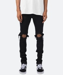 mnml/ミニマル/ダメージスキニーパンツ/X1 STRETCH DENIM(19ML-AW582D)