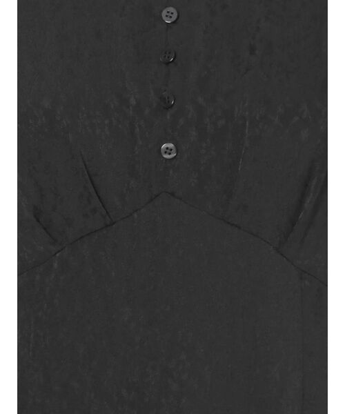 LAGUNAMOON（ラグナムーン）の「ジャガードサテンワンピース（ドレス・レディース・ブラック/ベージュ/ブルー・SMALL/MEDIUM）」の12枚目の写真