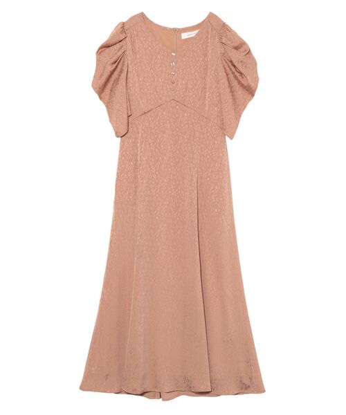 LAGUNAMOON（ラグナムーン）の「ジャガードサテンワンピース（ドレス・レディース・ブラック/ベージュ/ブルー・SMALL/MEDIUM）」の14枚目の写真