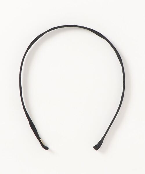 IENA(イエナ)の「【Jennifer Ouellette/ジェニファー オーレット】グログランカチューシャ(カチューシャ・レディース・ブラック/ネイビー・FREE)」の1枚目の写真