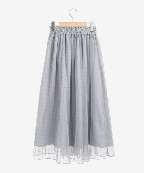 MAJESTIC LEGON（マジェスティックレゴン）の「エアリーパターンチュールスカート（スカート・レディース・ベージュ系その他2/ホワイト系その他2/グレー系その他・SMALL/MEDIUM）」の18枚目の写真