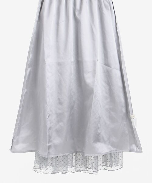 MAJESTIC LEGON（マジェスティックレゴン）の「エアリーパターンチュールスカート（スカート・レディース・ベージュ系その他2/ホワイト系その他2/グレー系その他・SMALL/MEDIUM）」の22枚目の写真