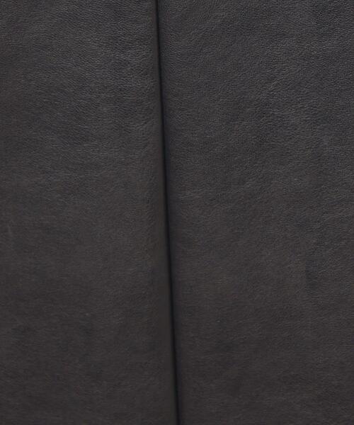 Torrazzo Donna（トラッゾドンナ）の「＜TORRAZZO DONNA（トラッゾドンナ）＞フェイクレザー スリットネック ジャンパースカート（ジャンパースカート・レディース・ブラック/ベージュ・FREE）」の10枚目の写真