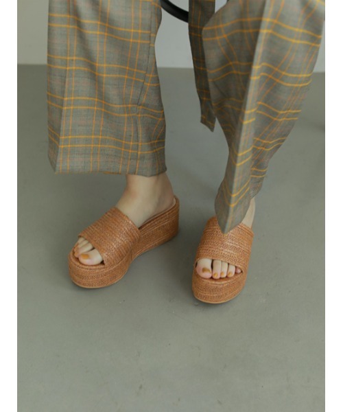 AMAIL（アマイル）の「Hemp bulky サンダル（サンダル・レディース・ブラック/ブラウン・S/M/L）」の3枚目の写真