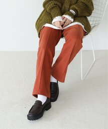 RAY CASSIN | ウールニットライクセンターシームカラーパンツ(スラックス)