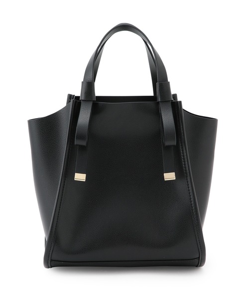 ROPE' PICNIC（ロペピクニック）の「【軽量】フラットリボンハンドルミドルトート＆ショルダーバッグ（トートバッグ・レディース・ブラック/キャメル/ピンク系その他2・FREE）」の4枚目の写真