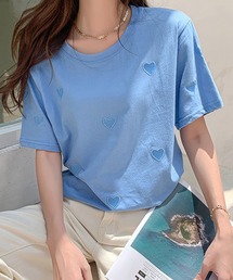 ハート刺繍Ｔシャツ