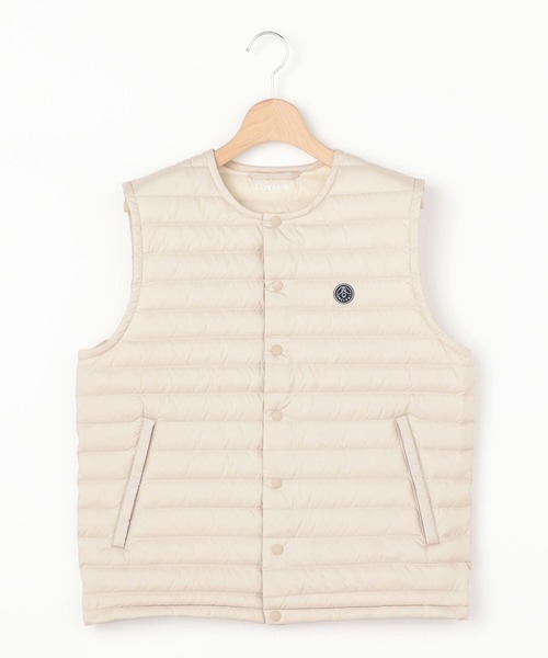 ORCIVAL(オーシバル)の「【ORCIVAL】インナーダウン クルーネックベスト WOMEN(ダウンベスト・レディース・アイボリー/チャコール/ネイビー・1/2)」の2枚目の写真