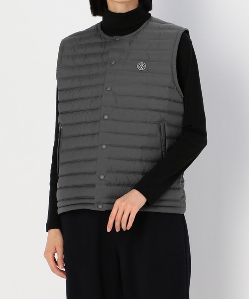 ORCIVAL(オーシバル)の「【ORCIVAL】インナーダウン クルーネックベスト WOMEN(ダウンベスト・レディース・アイボリー/チャコール/ネイビー・1/2)」の22枚目の写真