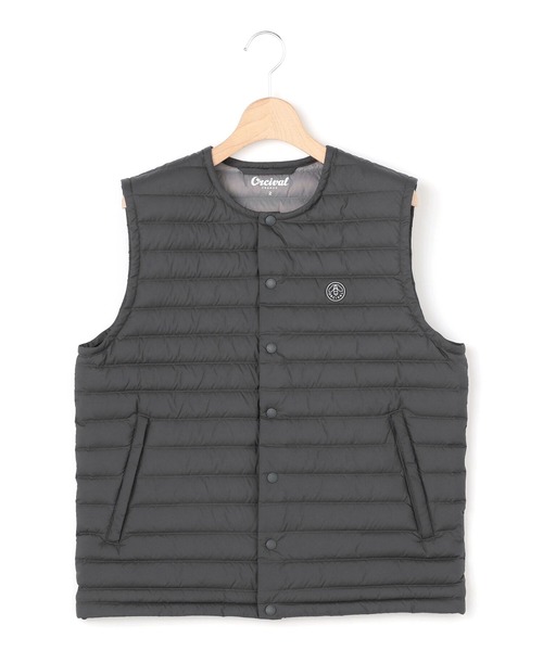 ORCIVAL(オーシバル)の「【ORCIVAL】インナーダウン クルーネックベスト WOMEN(ダウンベスト・レディース・アイボリー/チャコール/ネイビー・1/2)」の7枚目の写真