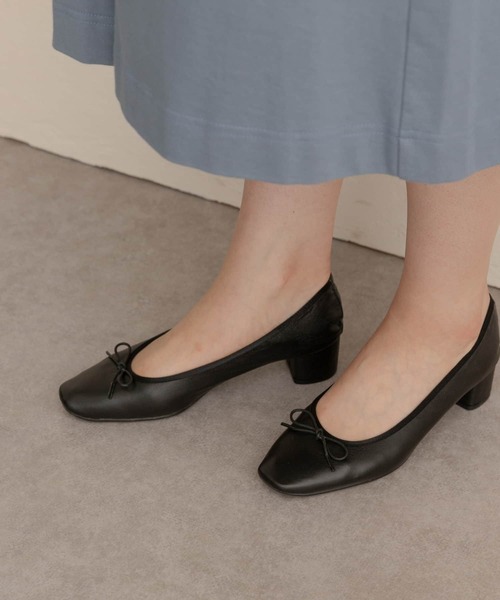 RODE SKO（ロデスコ）の「『MADE IN JAPAN』4センチヒールバレエシューズ（バレエシューズ・レディース・レッド/ブラック/ゴールド・36/37/38）」の6枚目の写真