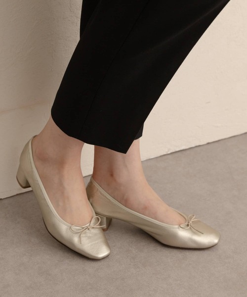 RODE SKO（ロデスコ）の「『MADE IN JAPAN』4センチヒールバレエシューズ（バレエシューズ・レディース・レッド/ブラック/ゴールド・36/37/38）」の13枚目の写真