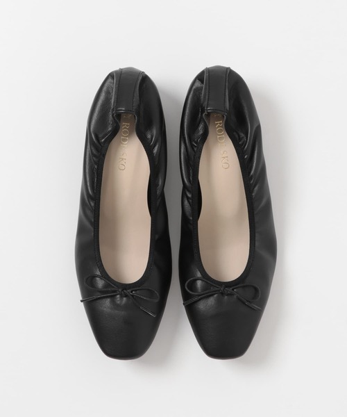 RODE SKO（ロデスコ）の「『MADE IN JAPAN』4センチヒールバレエシューズ（バレエシューズ・レディース・レッド/ブラック/ゴールド・36/37/38）」の8枚目の写真