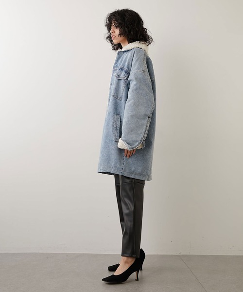 Whim Gazette（ウィムガゼット）の「デニムボアブルゾン（ブルゾン