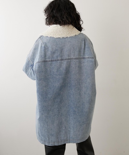 Whim Gazette（ウィムガゼット）の「デニムボアブルゾン（ブルゾン