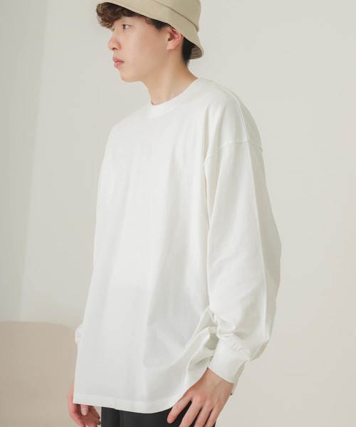 SENSE OF PLACE by URBAN RESEARCH（センスオブプレイスバイアーバンリサーチ）の「エクストラルーズロングTシャツ（Tシャツ/カットソー・メンズ・ブラック/グリーン/ホワイト・MEDIUM/LARGE）」の20枚目の写真